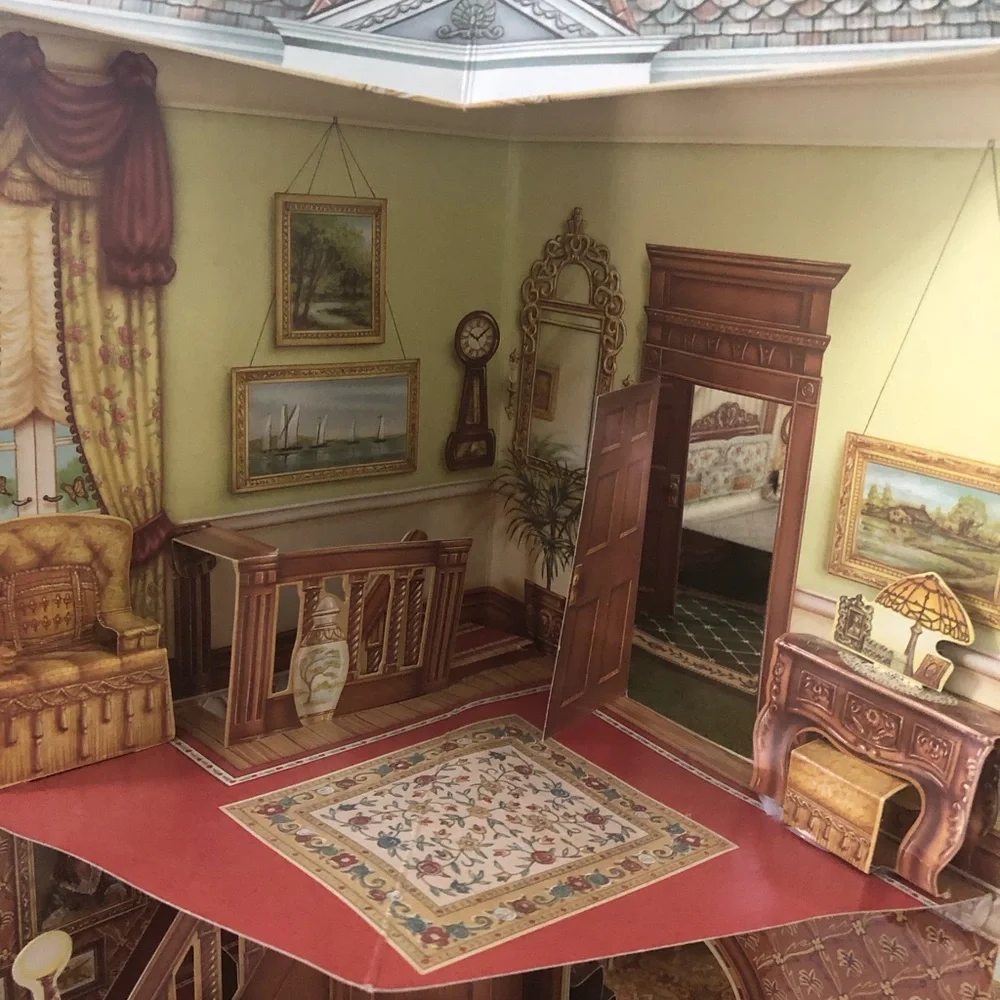 A Three Dimensional Victorian Doll House 3D Pop-Up Playset book